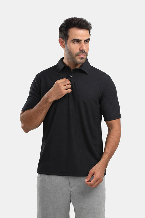 Polo Shirt Regular Fit Black