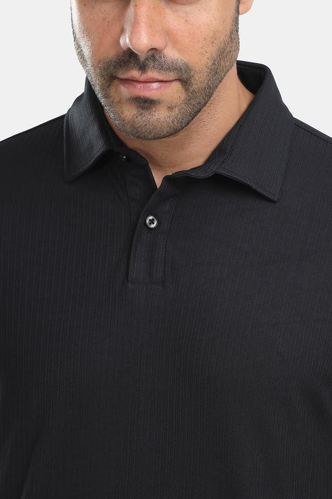 Polo Shirt Regular Fit Black