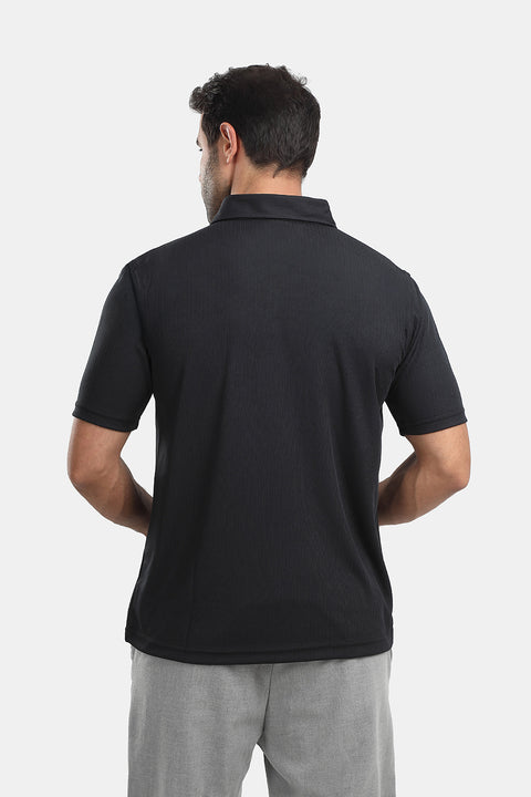 Polo Shirt Regular Fit Black