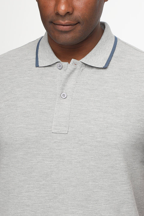 Polo Shirt Regular Fit Gray
