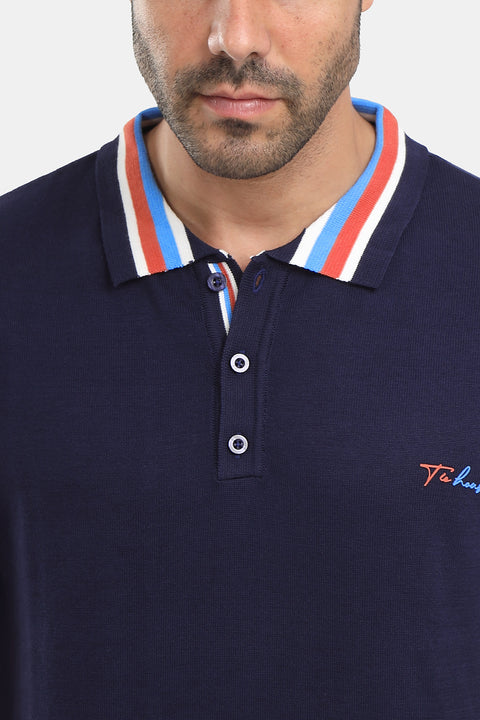 Polo Shirt Regular Fit Dark Blue