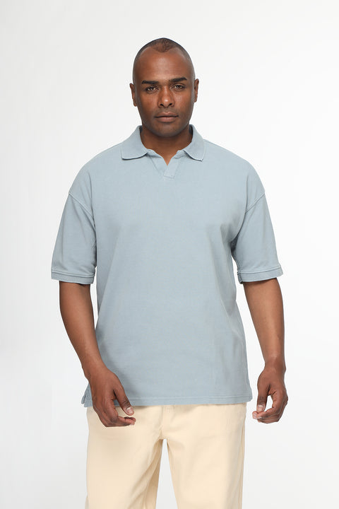 Polo Shirt Relax Fit Light Blue