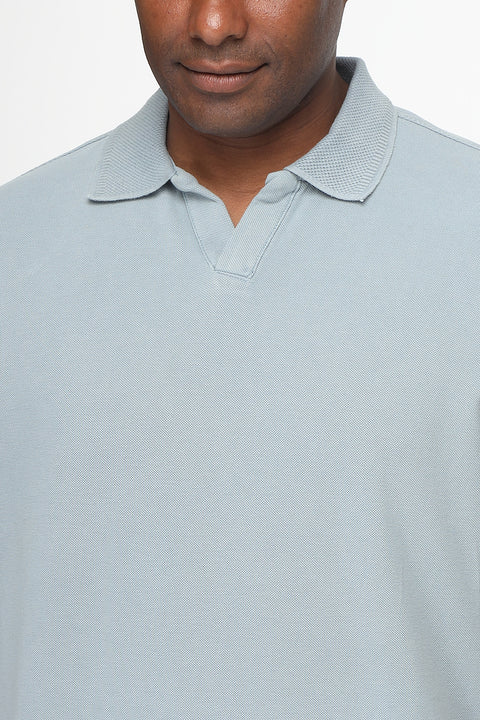 Polo Shirt Relax Fit Light Blue