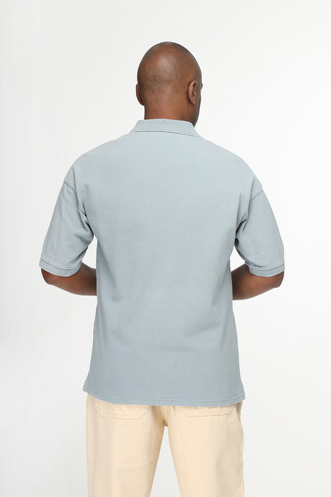 Polo Shirt Relax Fit Light Blue