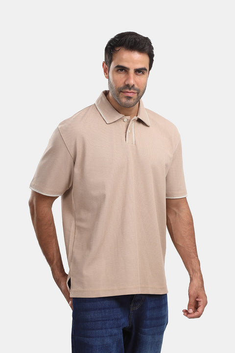 Polo Shirt Relax Fit Beige