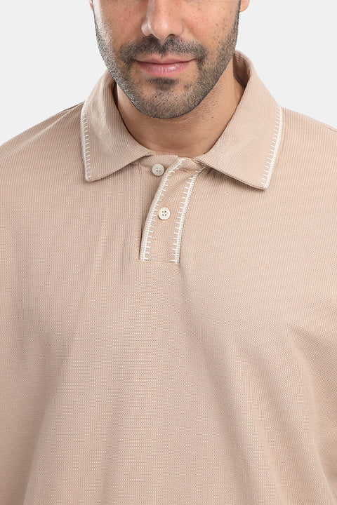 Polo Shirt Relax Fit Beige