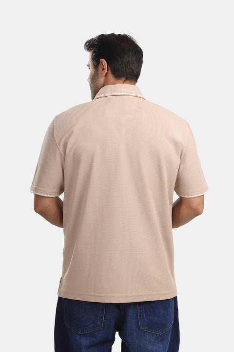 Polo Shirt Relax Fit Beige