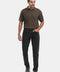 Slim Straight Fit Trousers Jeans Gray