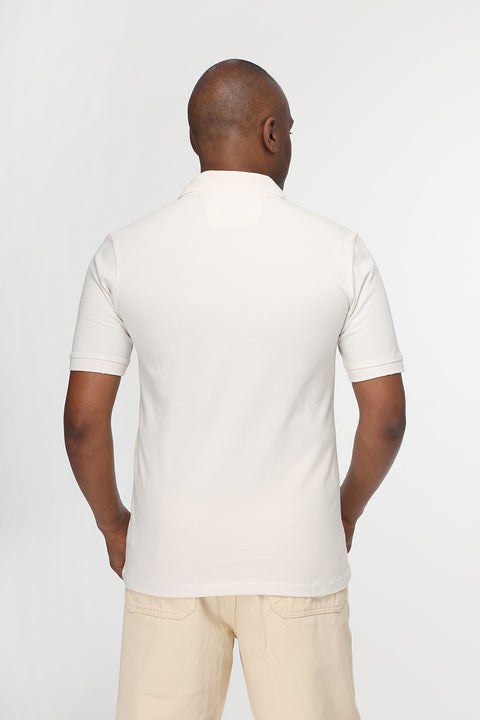 Polo Shirt Regular Fit Beige