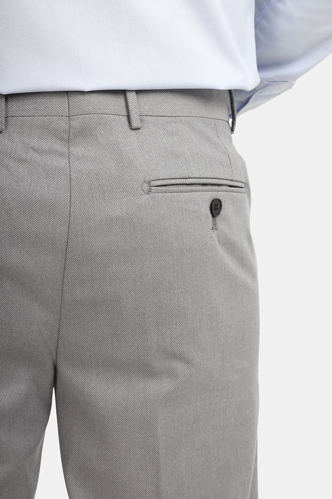 Slim Straight Fit Classic Pants Gray