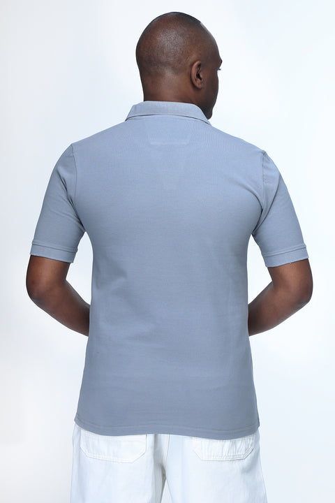 Polo Shirt Regular Fit Gray