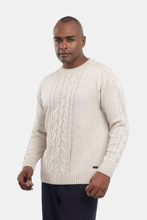 Regular Fit Pullover Beige