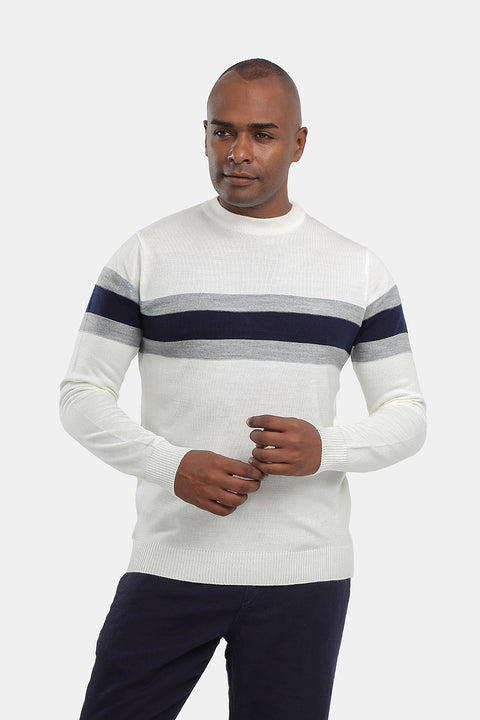 Regular Fit Pullover Off White