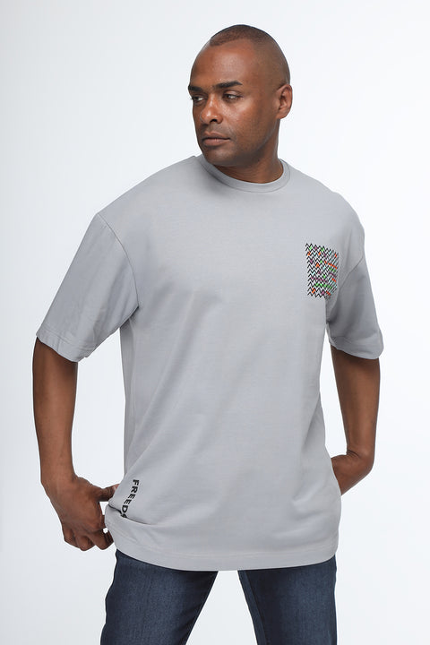 Over Size T-Shirt Gray