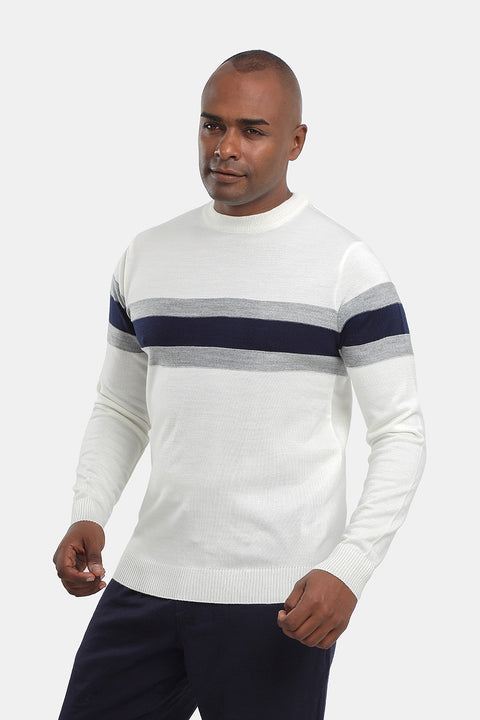 Regular Fit Pullover Off White