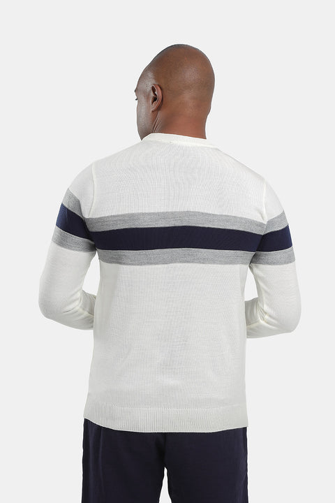 Regular Fit Pullover Off White