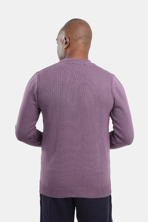 Regular Fit Pullover Purple