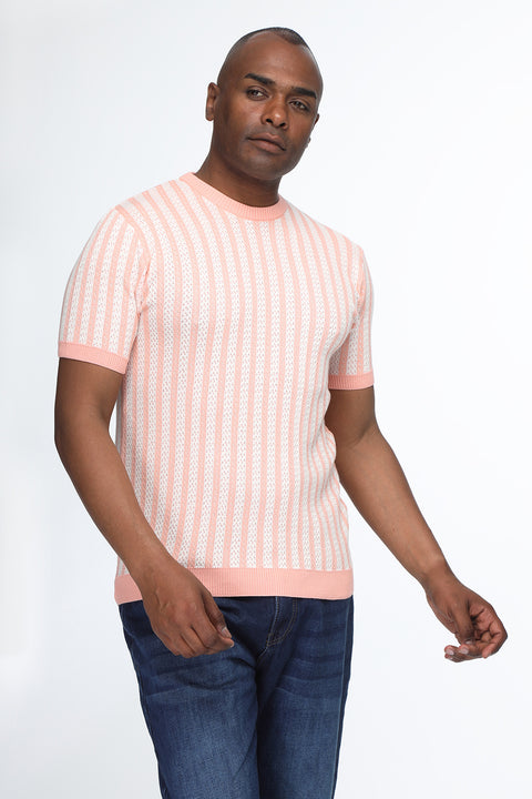 Regular Fit T-Shirt Knitted Orange