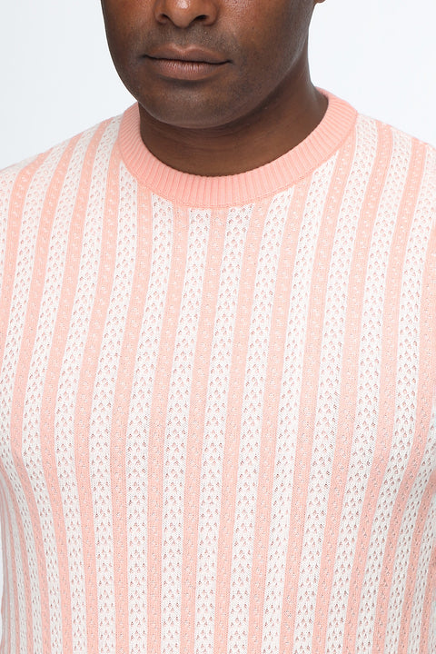 Regular Fit T-Shirt Knitted Orange