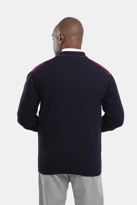 Regular Fit Pullover Dark Blue