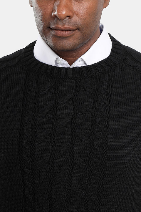 Regular Fit Pullover Black