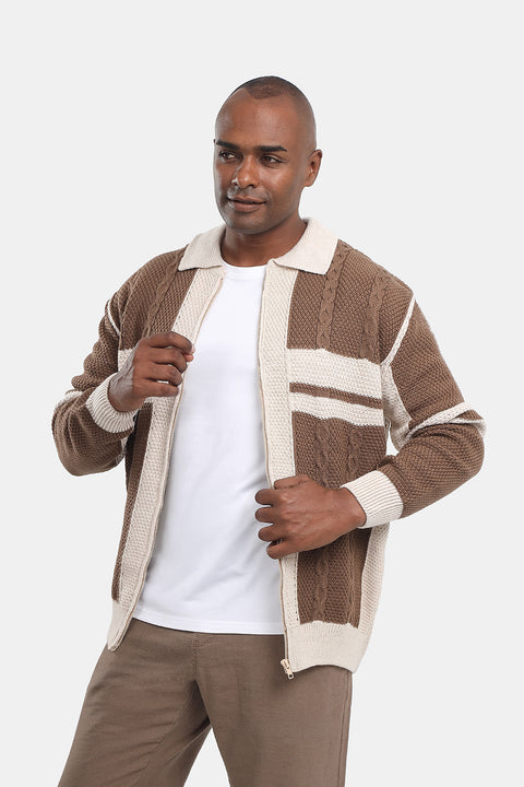 Regular Fit Pullover Brown