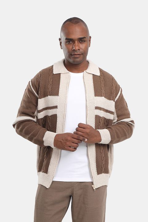 Regular Fit Pullover Brown