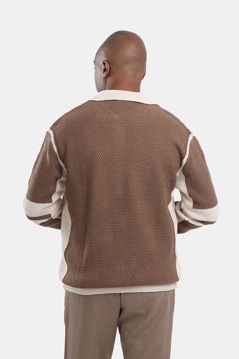 Regular Fit Pullover Brown