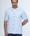 Polo Shirt Regular Fit Knitted Light Blue