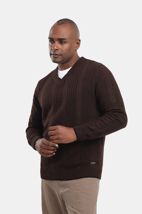 Regular Fit Pullover V Black