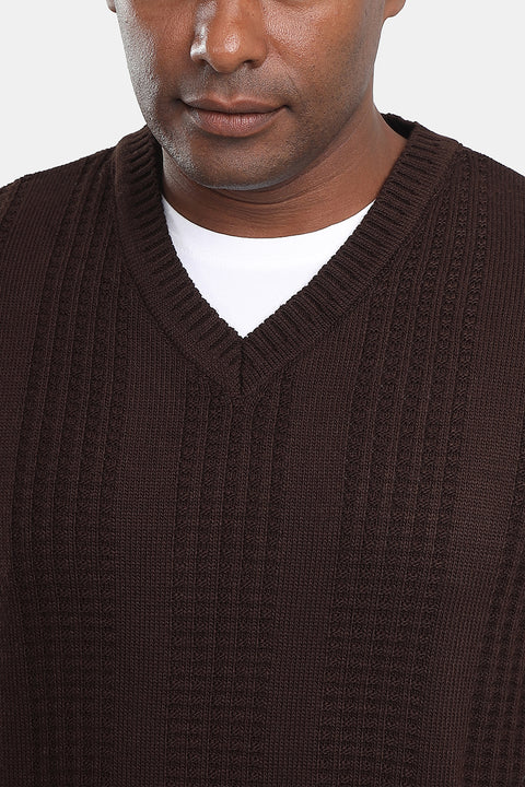 Regular Fit Pullover V Black