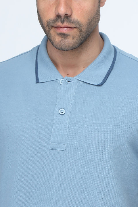 Polo Shirt Regular Fit Blue