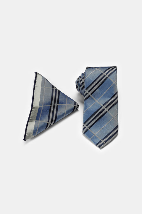 Stripe Tie 6 cm Light Blue