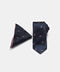 Jacquard Tie 6 cm Dark Blue