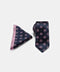 Jacquard Tie 6 cm Dark Blue