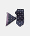 Jacquard Tie 6 cm Dark Blue