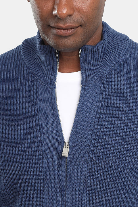 Regular Fit Pullover Dark Blue