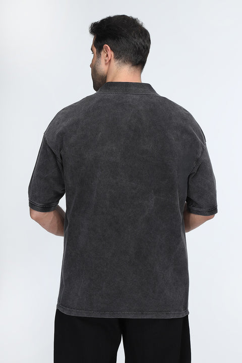 Polo Shirt Relax Fit Black