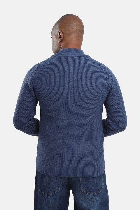 Regular Fit Pullover Dark Blue