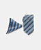 Stripe Tie 6 cm Light Blue