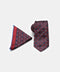 Jacquard Tie 6 cm Maroon