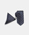 Jacquard Tie 6 cm Dark Blue