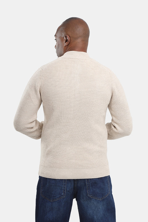 Regular Fit Pullover Beige