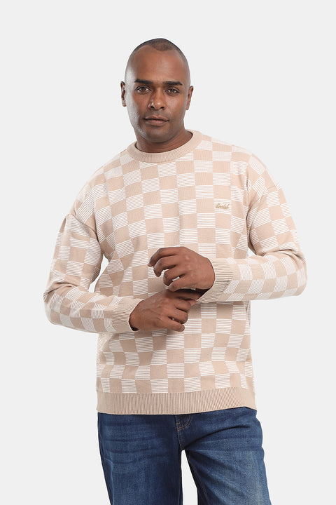 Over Size Pullover Beige
