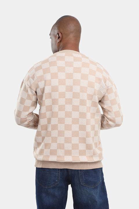 Over Size Pullover Beige