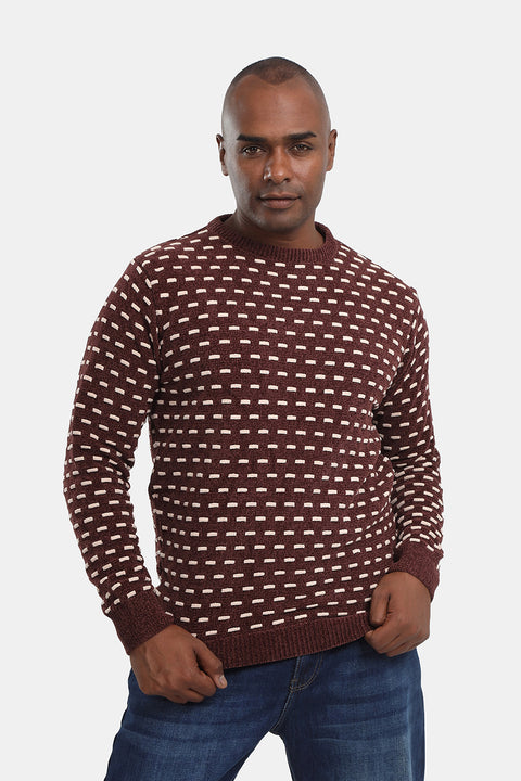Regular Fit Pullover Brown