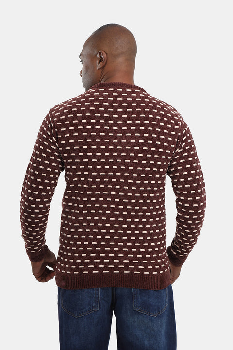 Regular Fit Pullover Brown