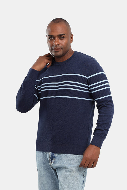 Regular Fit Pullover Dark Blue