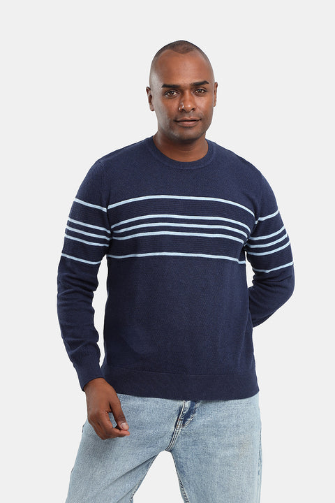 Regular Fit Pullover Dark Blue