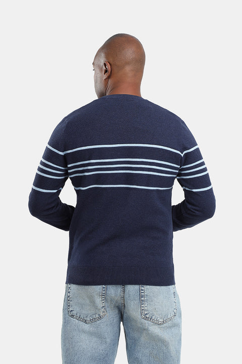 Regular Fit Pullover Dark Blue